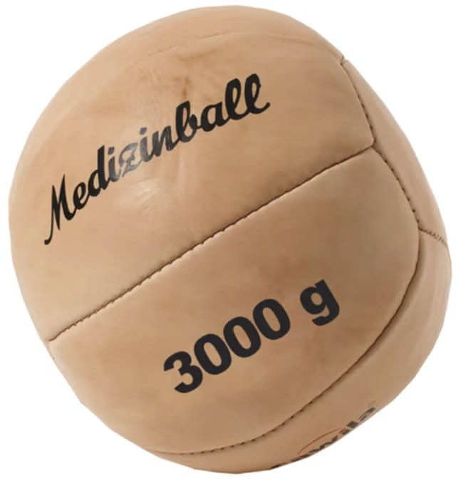 Médecine-ball Cawila Leather medicine ball PRO 3.0 kg