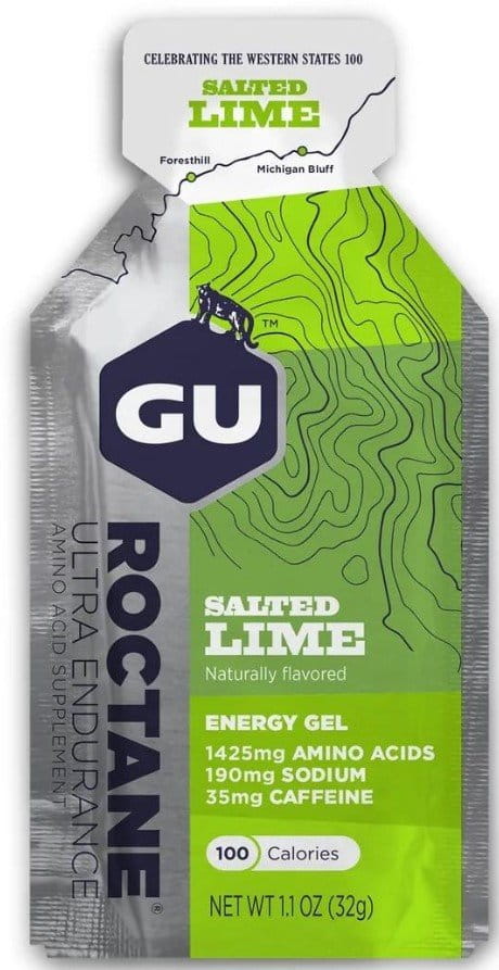 Boisson GU Roctane Energy Gel 32 g Salted Lime