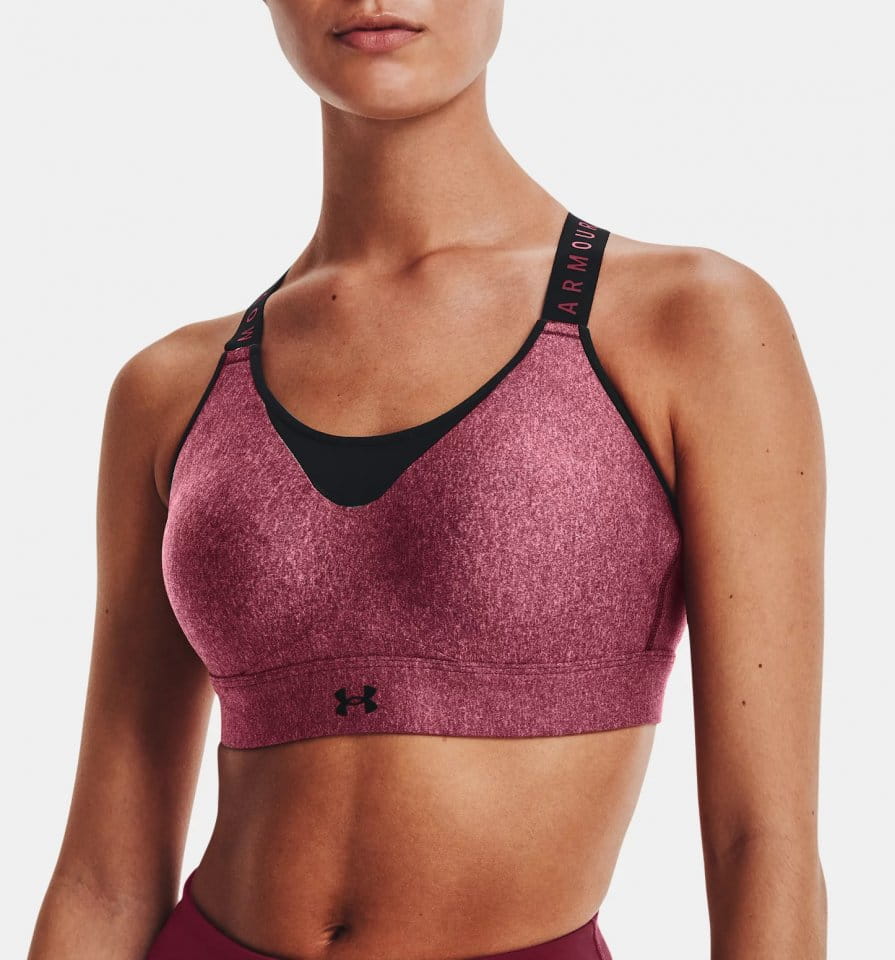 Soutien-gorge Under Armour UA Infinity High Heather Bra-RED
