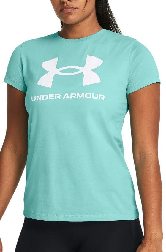 Tee-shirt Under Armour UA W SPORTSTYLE LOGO SS-GRN