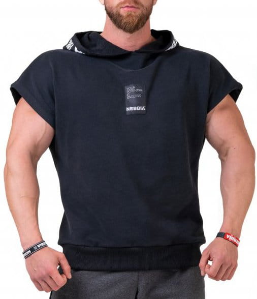 Tee-shirt Nebbia NO LIMITS Rag top with a hoodie