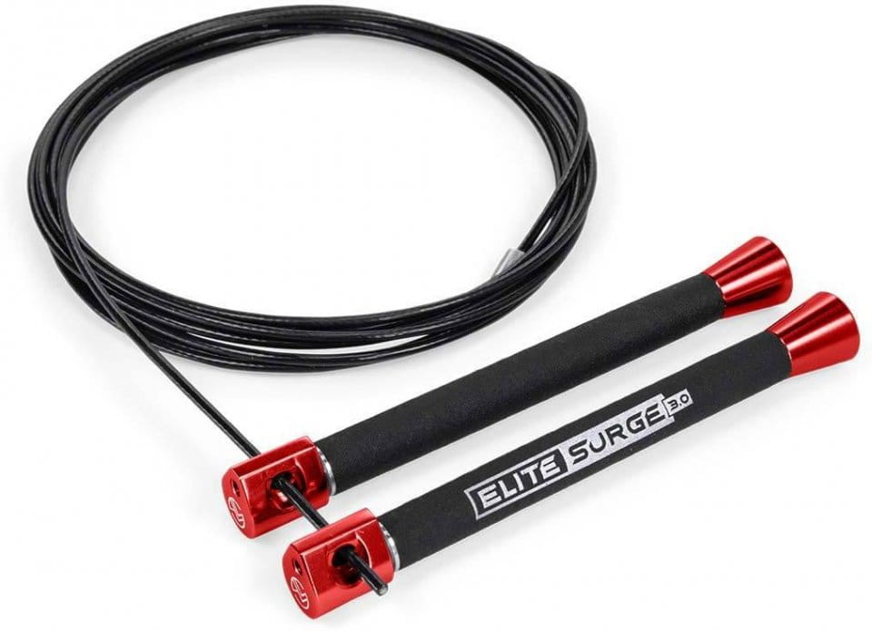 Corde à sauter SRS Elite Surge 3.0 - Red Handle / Black Cable