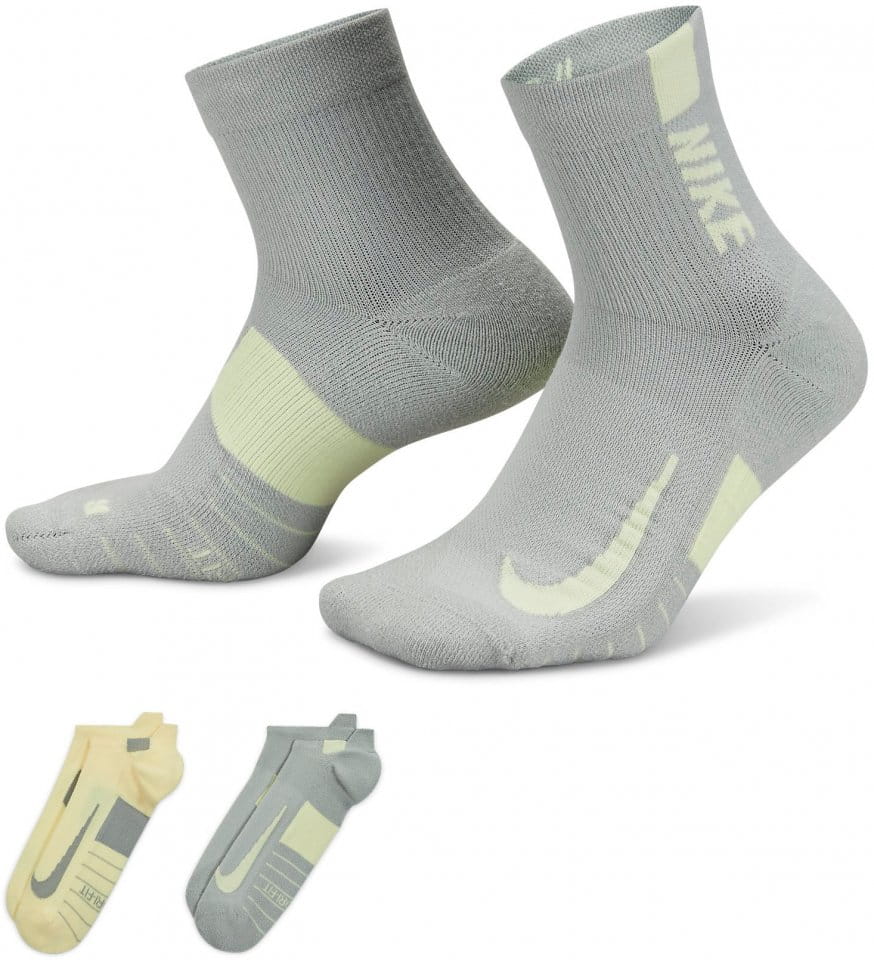 Chaussettes Nike Multiplier Running No-Show Socks (2 Pairs)